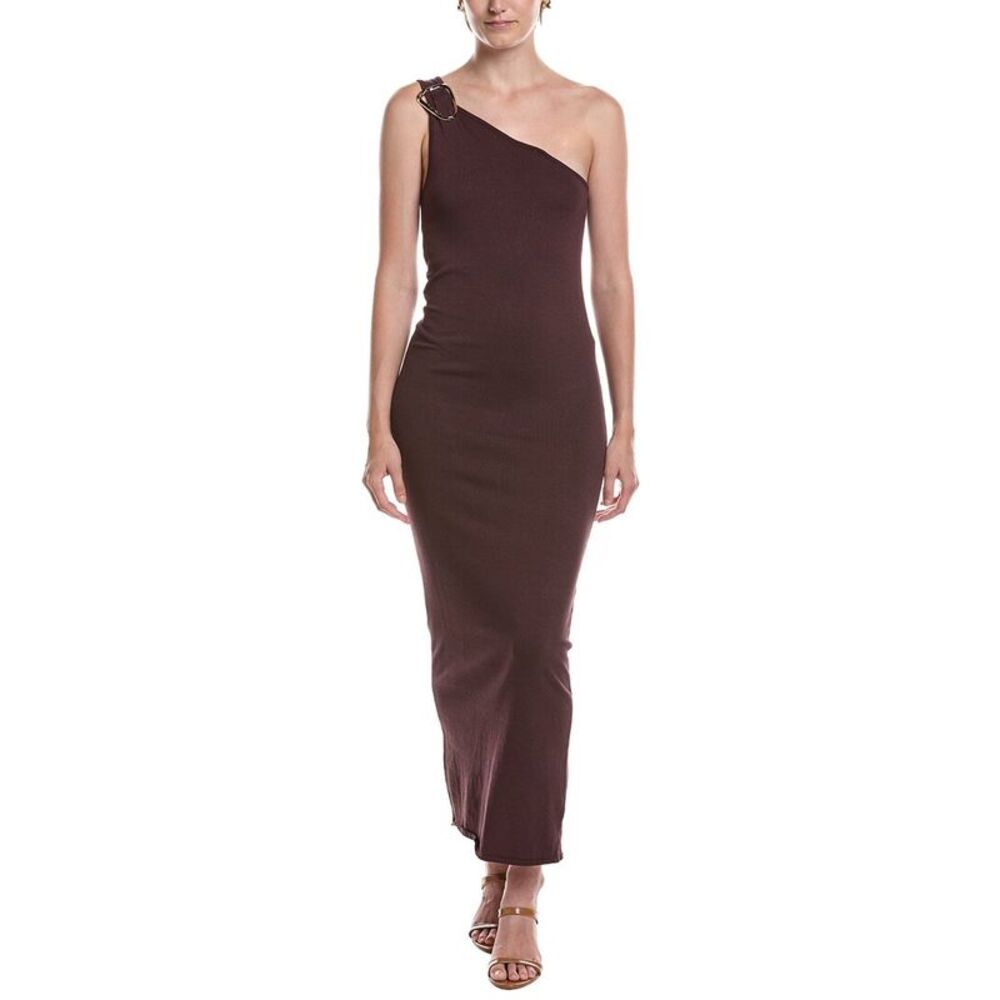 Moonsea Womens Midi Dress, Brown